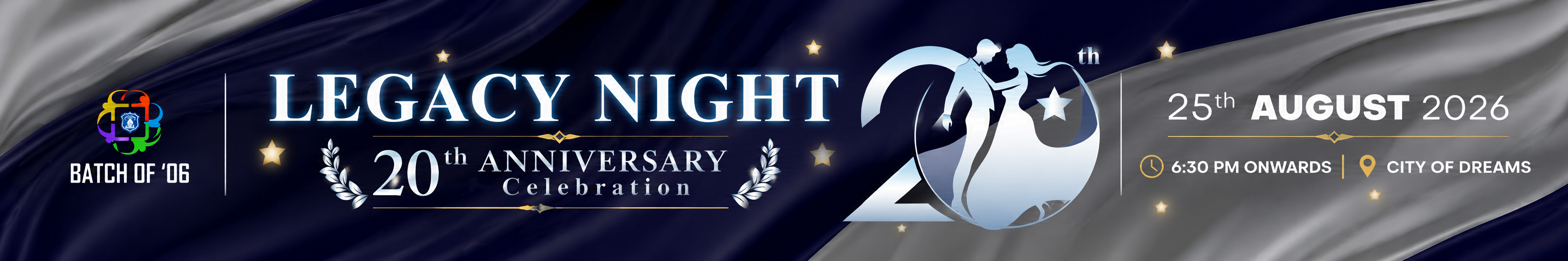 Batch of 06 Legacy Night flyer